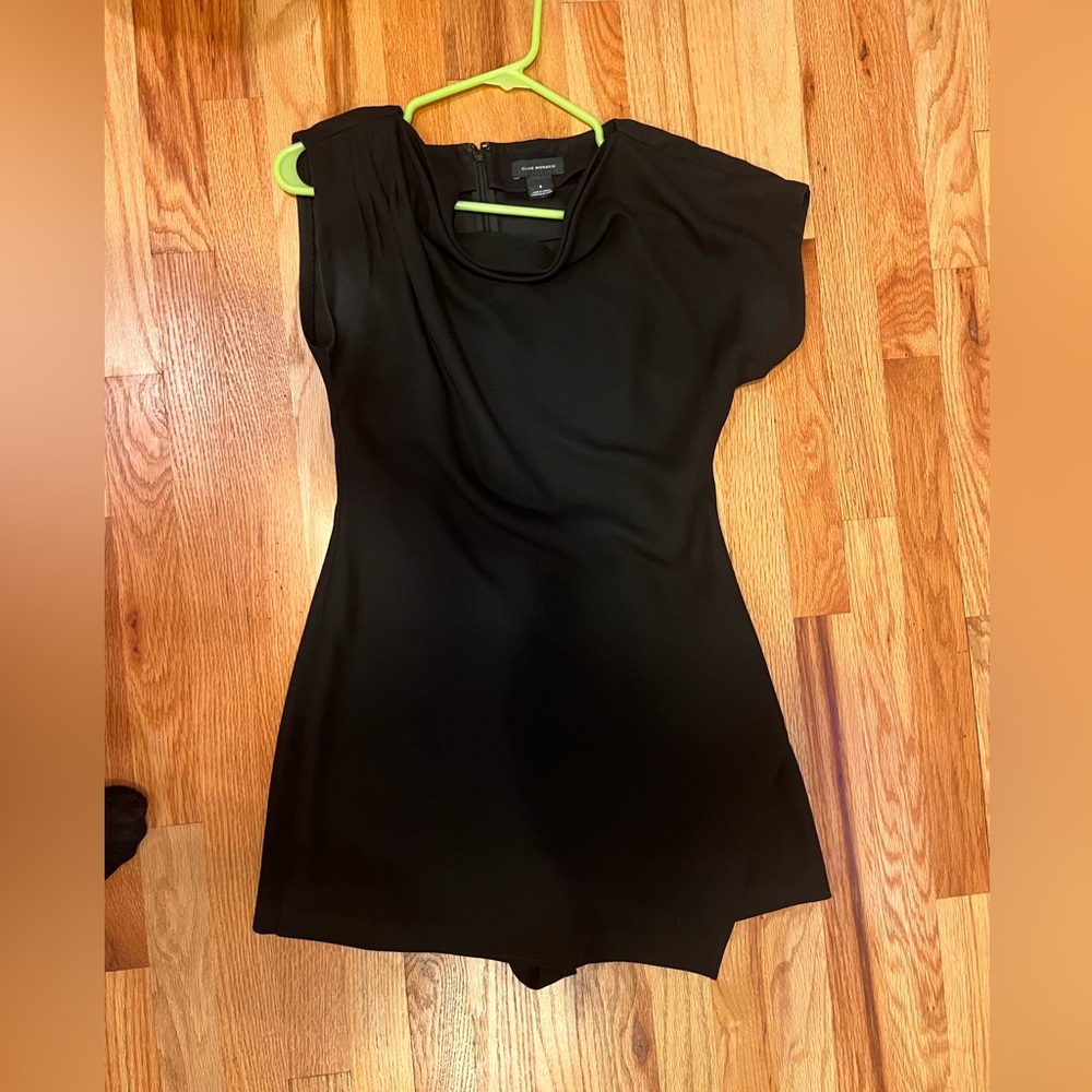 Club Monaco black playsuit sleeveless size 4